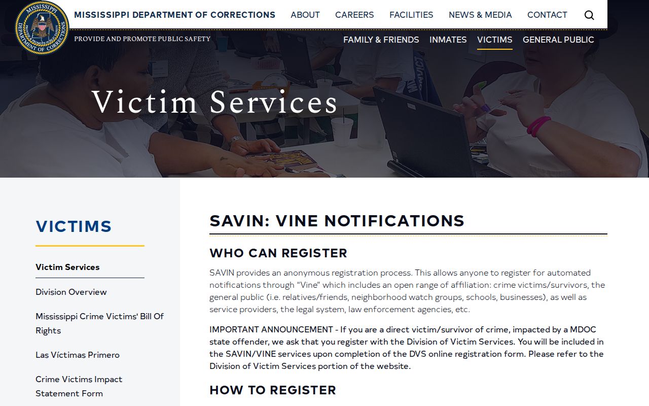 Mississippi SAVIN Wayne County release event and Registration Link details